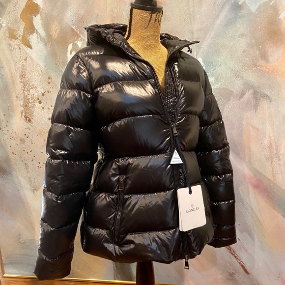 Moncler Rhin Womens Black Down Puffer 